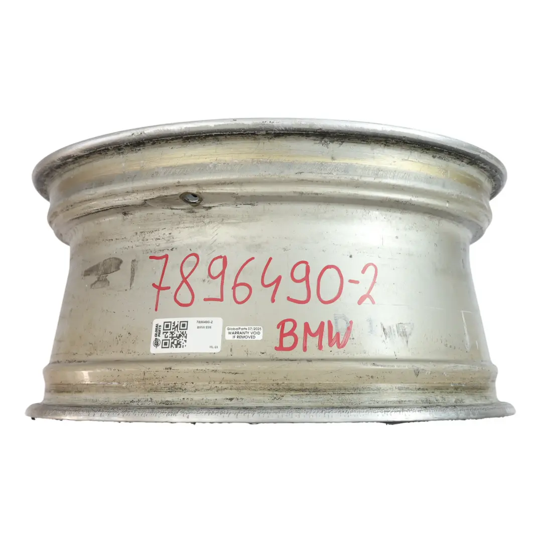 BMW E46 Z4 E85 Silber Hinten Alufelge Alu Felge 18" 8,5J M Doppelspeiche 135 - SKU 7896490-2 - Teilenummer 7896490