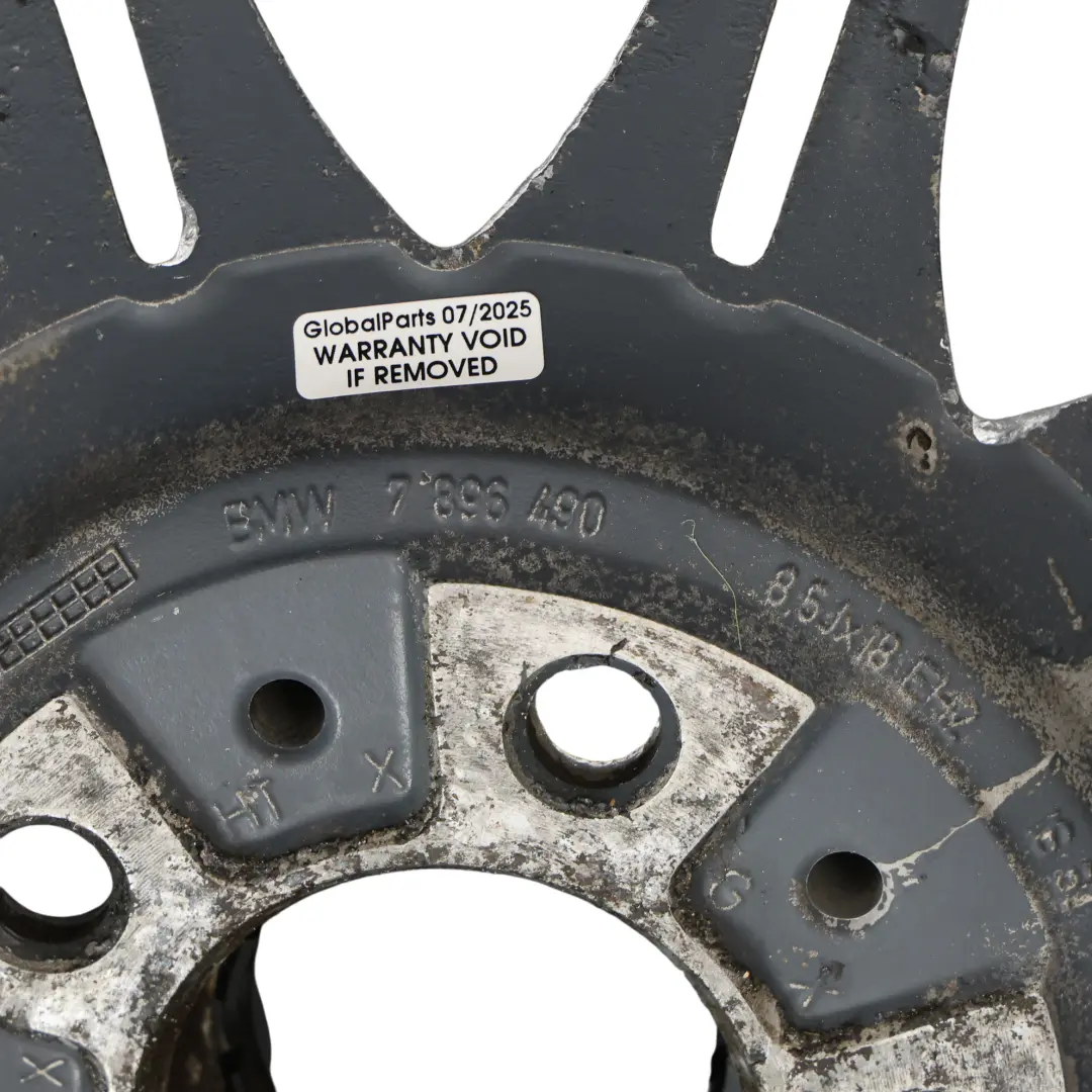BMW E46 Z4 E85 Cerchio Lega Posteriore Argento 18" 8,5J ET:50 M Doppie Razze 135 - SKU 7896490-2 - Numero di parte 7896490