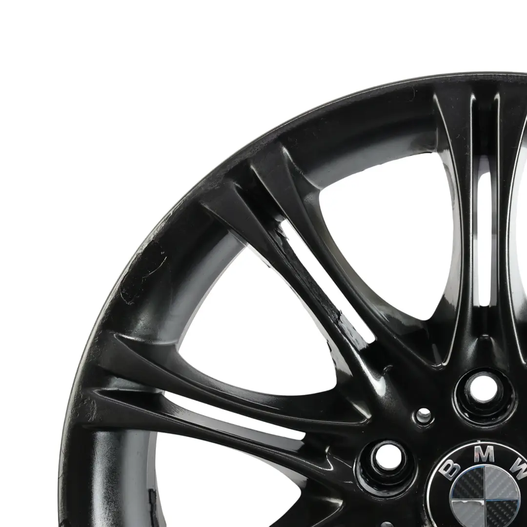 BMW E46 Z4 E85 Llanta de Aleación Trasera Negra 18" 8,5J M Doble Radio 135 - SKU 7896490-4 - Número de pieza 7896490