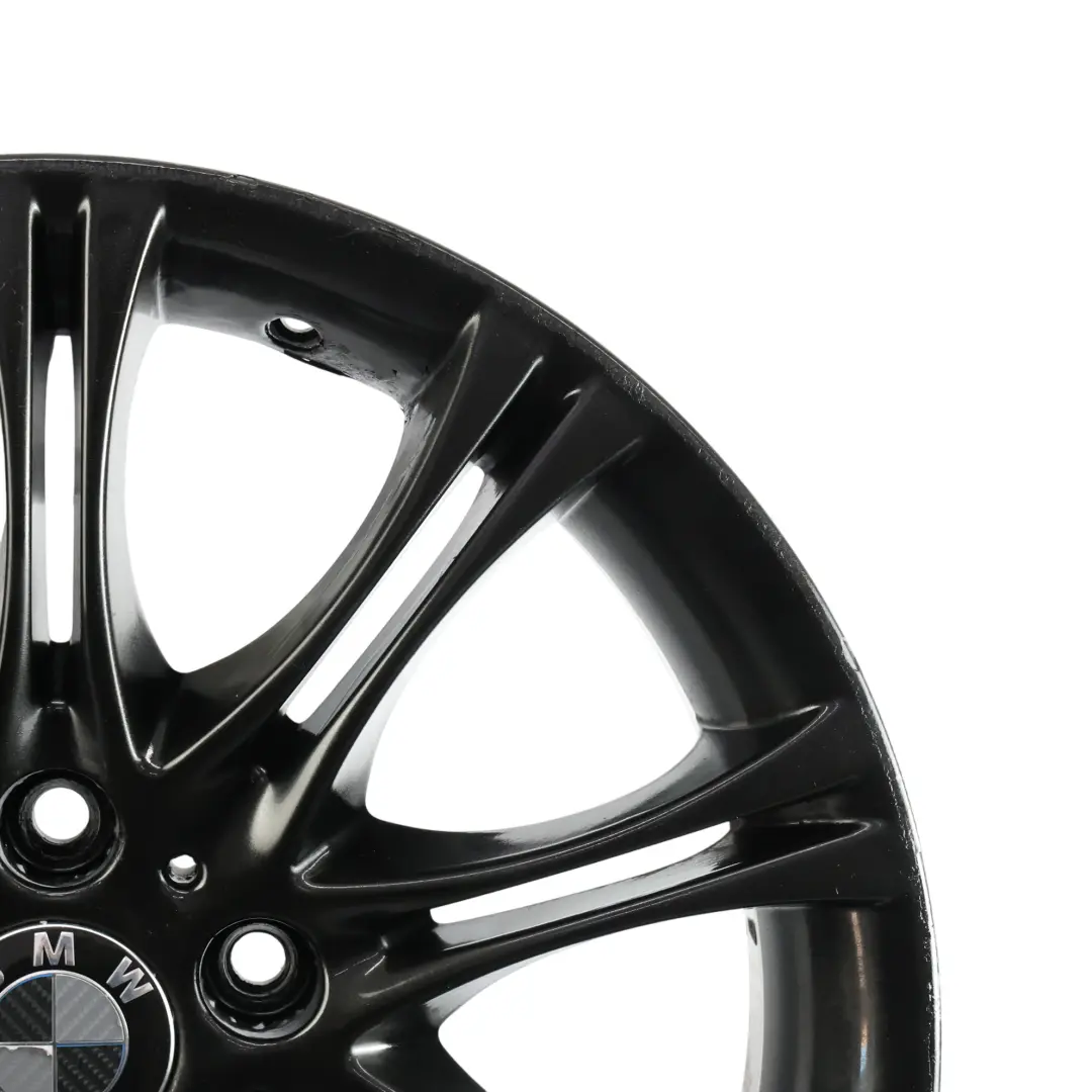 Alloy Wheel Rim 18" 8,5J M Double Spoke 135 to BMW E46 Z4 E85 Black Rear with Part number 7896490 BMW E46 Z4 E85 Black Rear Alloy Wheel Rim 18" 8,5J M Double Spoke 135 - SKU 7896490-4 - Part number 7896490