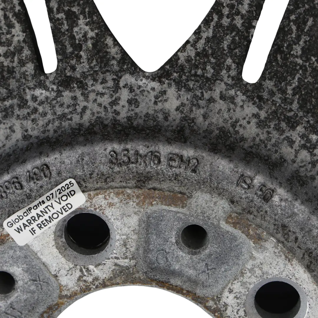 BMW E46 Z4 E85 Grey Rear Alloy Wheel Rim 18" 8,5J ET:50 M Double Spoke 135 - SKU 7896490-7 - Part number 7896490
