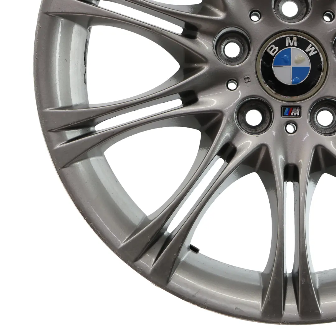BMW E46 Z4 E85 Rear Wheel Rim Alloy Grey 18" 8,5J ET:50 M Double Spoke 135 - SKU 7896490-7 - Part number 7896490