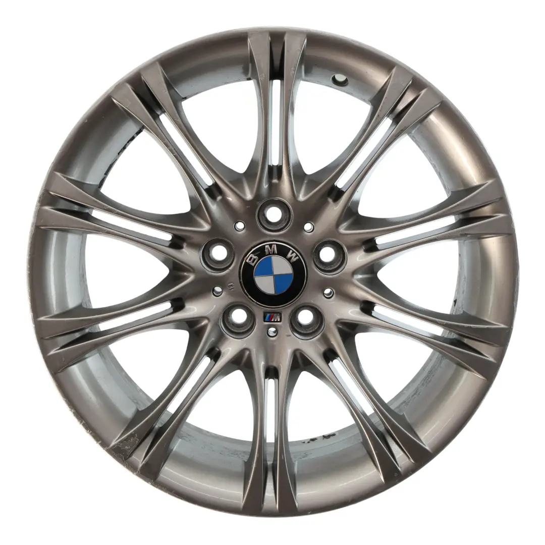 Grey Rear Alloy Wheel Rim 18" 8,5J ET:50 M Double Spoke 135 to BMW E46 Z4 E85 with Part number 7896490 BMW E46 Z4 E85 Grey Rear Alloy Wheel Rim 18" 8,5J ET:50 M Double Spoke 135 - SKU 7896490-9 - Part number 7896490