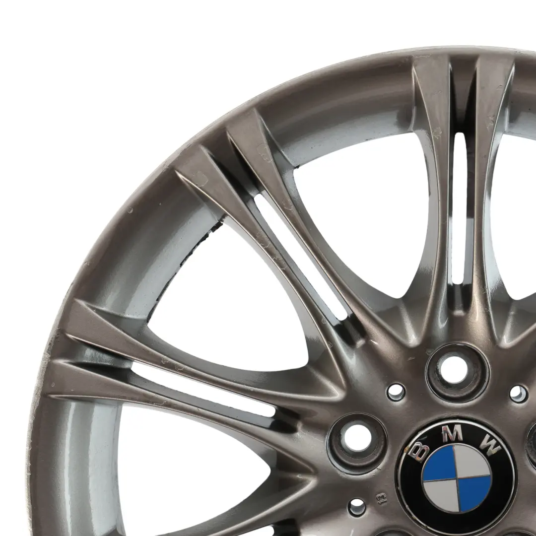 Grey Rear Alloy Wheel Rim 18" 8,5J ET:50 M Double Spoke 135 to BMW E46 Z4 E85 with Part number 7896490 BMW E46 Z4 E85 Grey Rear Alloy Wheel Rim 18" 8,5J ET:50 M Double Spoke 135 - SKU 7896490-9 - Part number 7896490