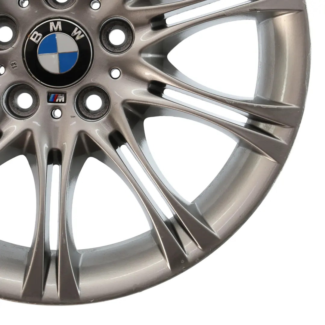 Grey Rear Alloy Wheel Rim 18" 8,5J ET:50 M Double Spoke 135 to BMW E46 Z4 E85 with Part number 7896490 BMW E46 Z4 E85 Grey Rear Alloy Wheel Rim 18" 8,5J ET:50 M Double Spoke 135 - SKU 7896490-9 - Part number 7896490