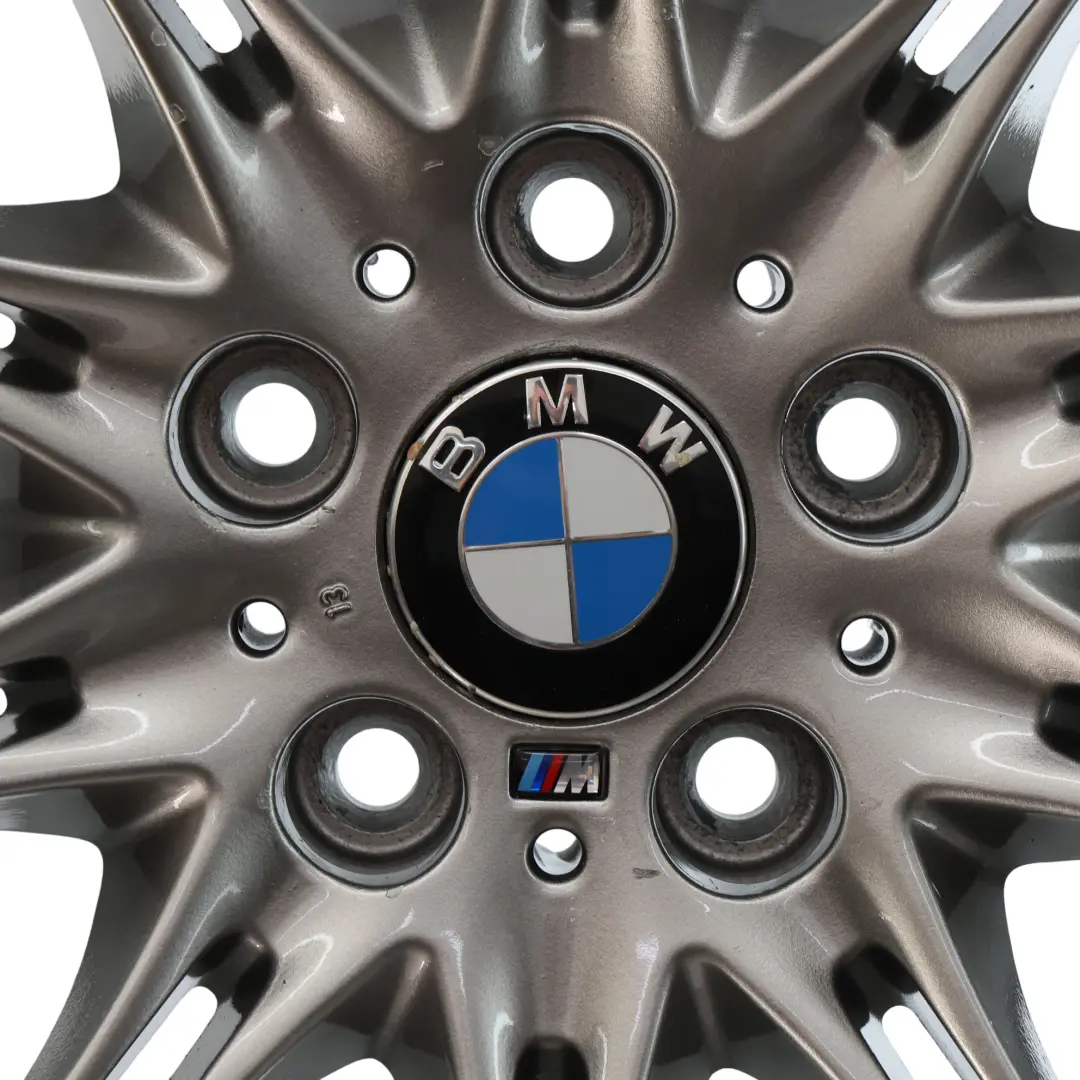 Grey Rear Alloy Wheel Rim 18" 8,5J ET:50 M Double Spoke 135 to BMW E46 Z4 E85 with Part number 7896490 BMW E46 Z4 E85 Grey Rear Alloy Wheel Rim 18" 8,5J ET:50 M Double Spoke 135 - SKU 7896490-9 - Part number 7896490