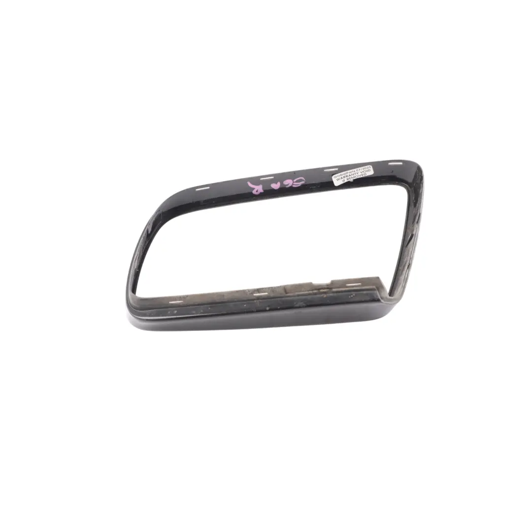 BMW E60 E61 Tray Right O/S Outside Mirror Wing Frame Support Ring Bright Black - SKU 7899272-1 - Part number 7899272