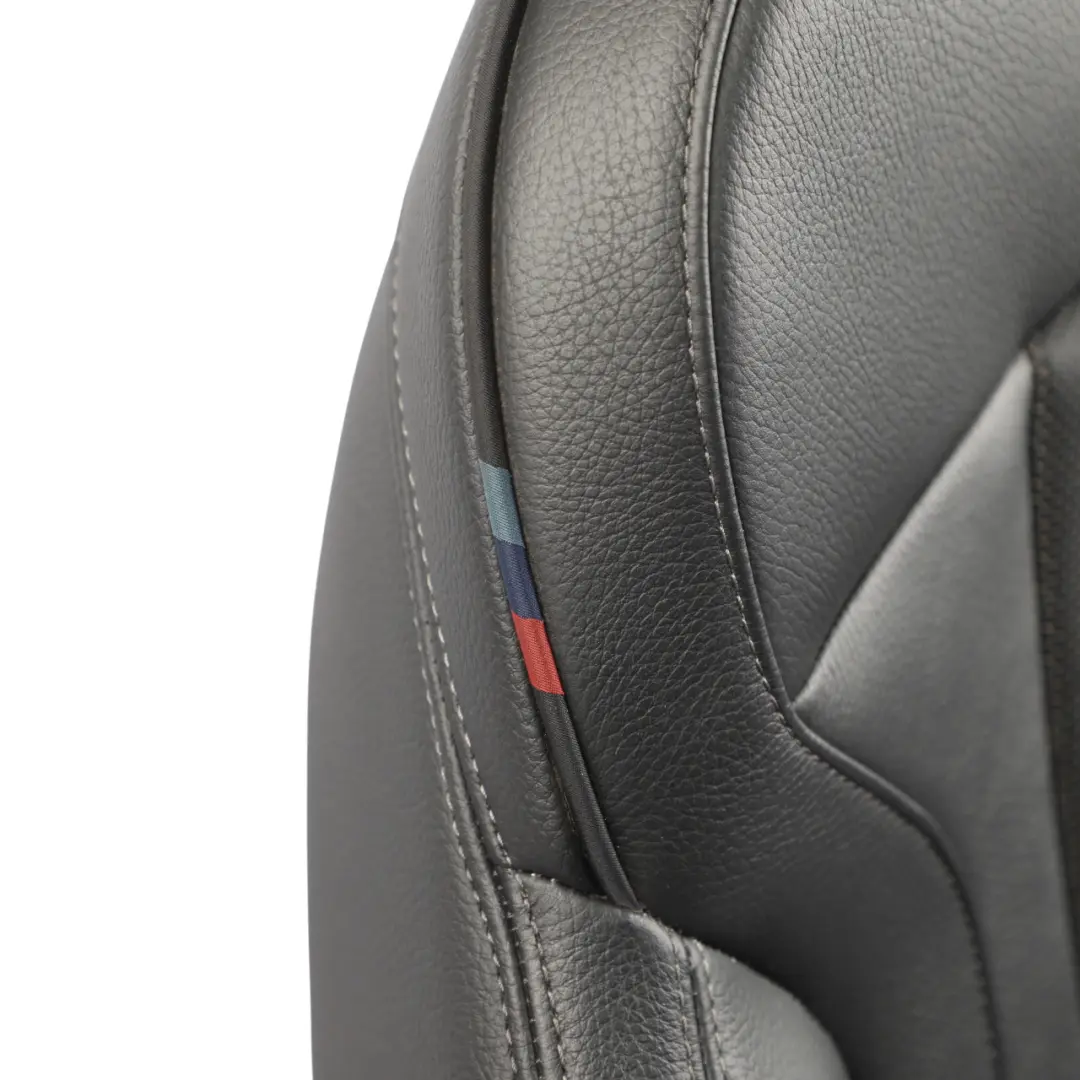BMW F40 M135i Front Seat Left N/S Heated Leather Dakota Perforated Black - SKU 7942043-1 - Part number 7942043
