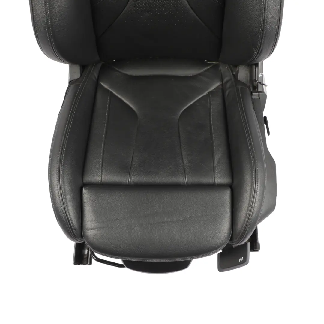 BMW F40 M135i Front Seat Left N/S Heated Leather Dakota Perforated Black - SKU 7942043-1 - Part number 7942043