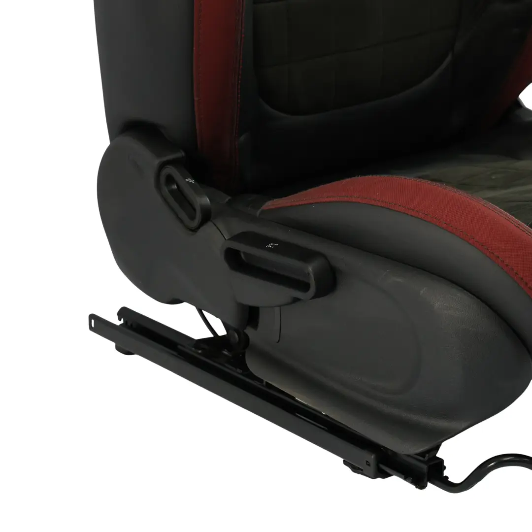 Mini F55 F56 F60 JCW Front Seat Sport Dinamica Red Black Half Leather Right O/S - SKU 7946502-2 - Part number 7946502