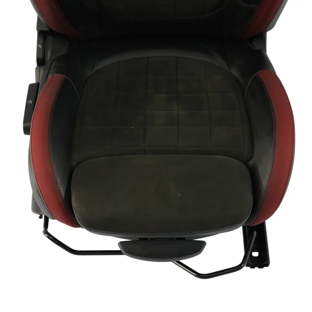 Vorder Sitz Sport Dinamica Rot Schwarz Halb Leder Rechts für Mini F55 F56 F60 JCW mit Teilenummer 7946502 Mini F55 F56 F60 JCW Vorder Sitz Sport Dinamica Rot Schwarz Halb Leder Rechts - SKU 7946502-2 - Teilenummer 7946502