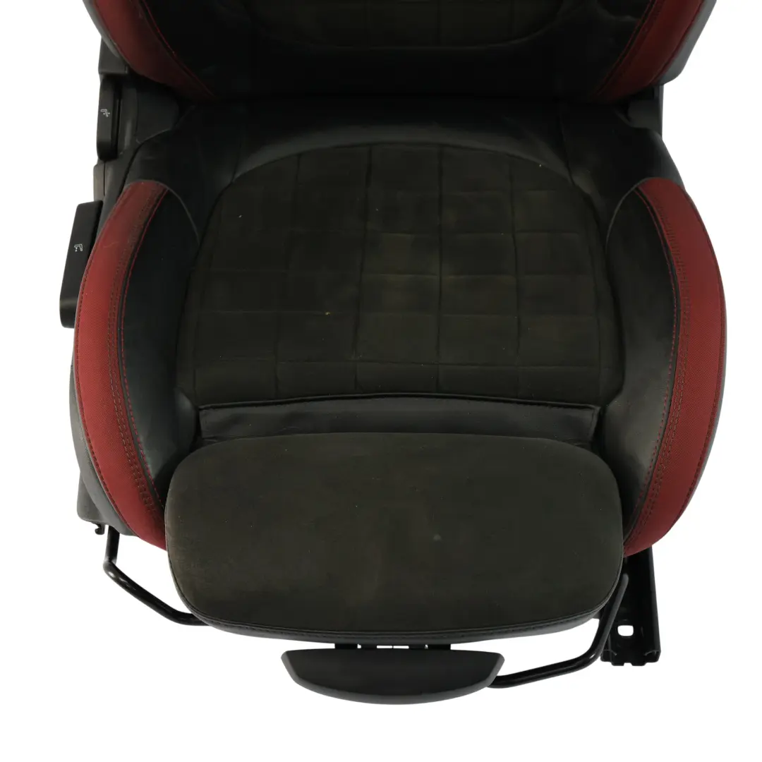Mini F55 F56 F60 JCW Front Seat Sport Dinamica Red Black Half Leather Right O/S - SKU 7946502-2 - Part number 7946502