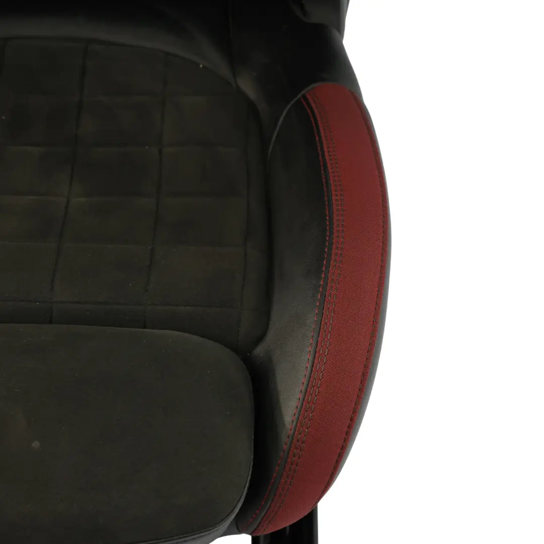 Mini F55 F56 F60 JCW Front Seat Sport Dinamica Red Black Half Leather Right O/S - SKU 7946502-2 - Part number 7946502