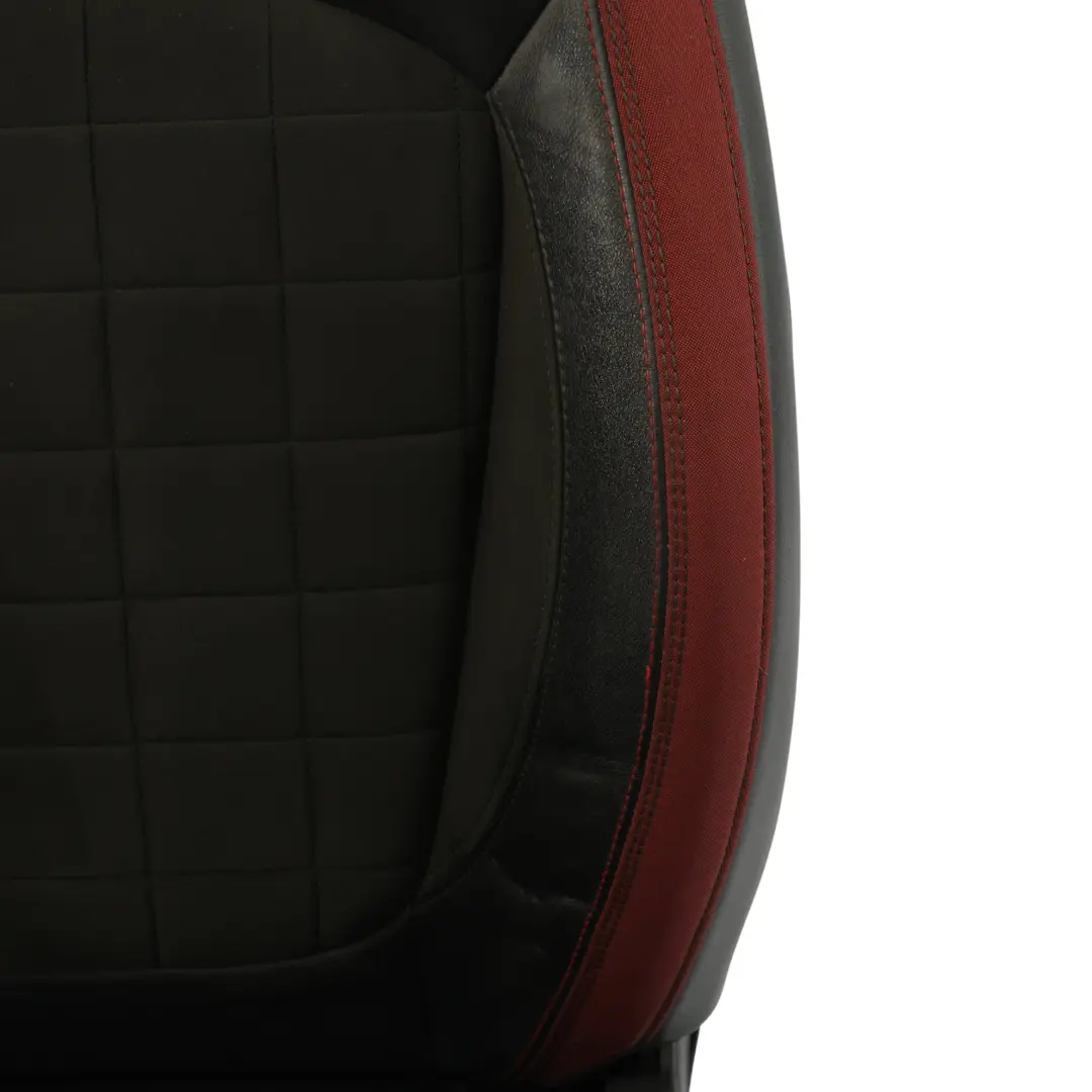 Mini F55 F56 F60 JCW Front Seat Sport Dinamica Red Black Half Leather Right O/S - SKU 7946502-2 - Part number 7946502