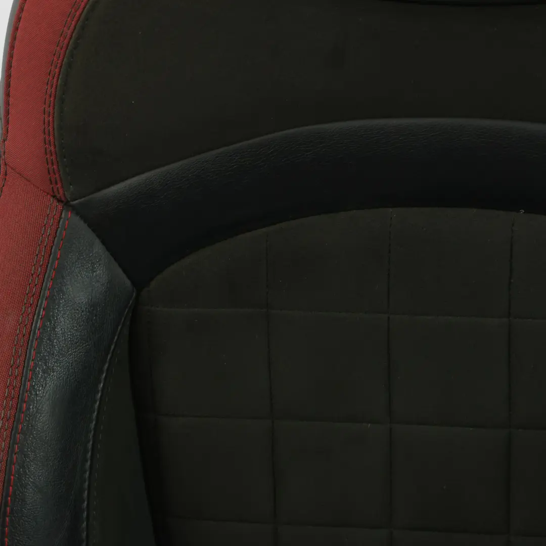 Mini F55 F56 F60 JCW Front Seat Sport Dinamica Red Black Half Leather Right O/S - SKU 7946502-2 - Part number 7946502