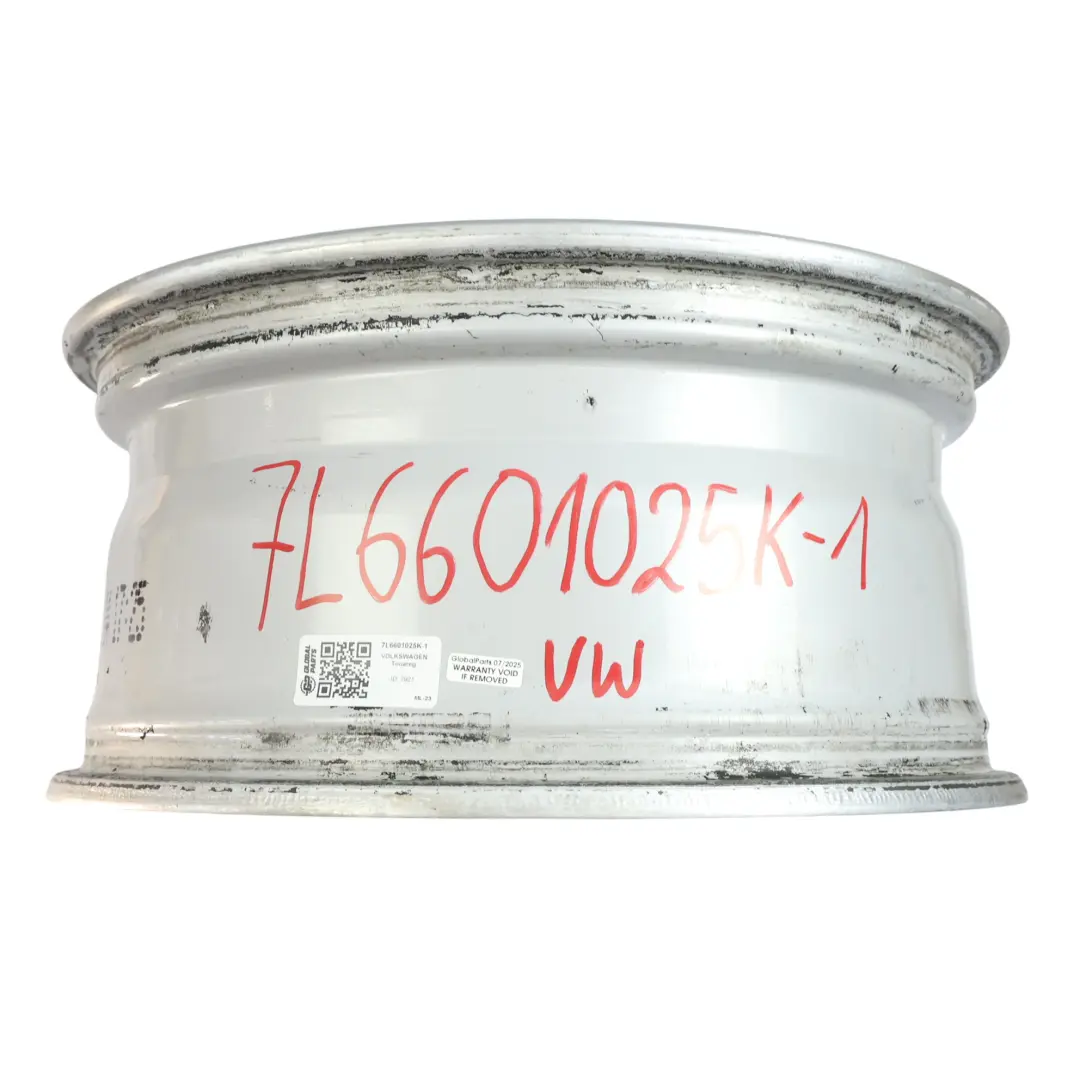 VW Volkswagen Touareg 7L Felga Aluminiowa Srebrna 18" ET:57 8J - SKU 7L6601025K-1 - Numer Części 7L6601025K