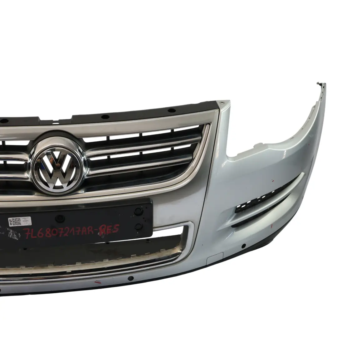 VW Touareg 7L Front Bumper Trim Panel PDC Reflex Silver Metallic - A7W - SKU 7L6807217AR-RES - Part number 7L6807217AR