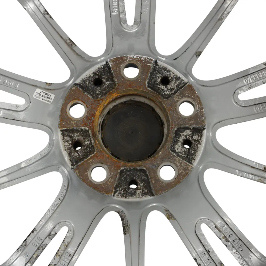 BMW E90 E91 E92 E93 Silver Front Alloy Wheel Rim 18" 8J ET:34 M Spider Spoke 193 - SKU 8036933-4 - Part number 8036933