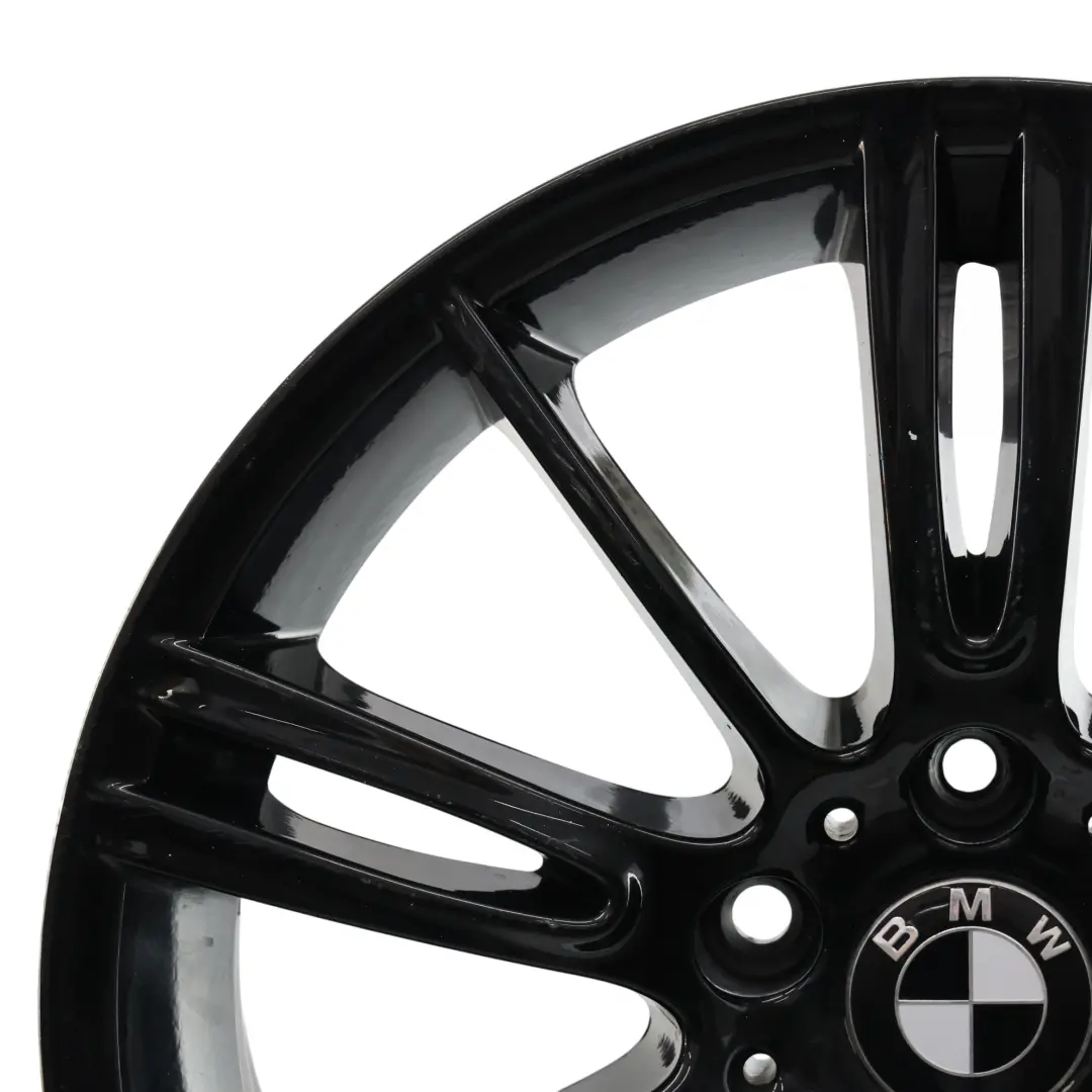 BMW E90 E92 Vorder Rad Felge Alu Schwarz 18" 8J ET:34 M Spider Spoke 193 - SKU 8036933-5 - Teilenummer 8036933