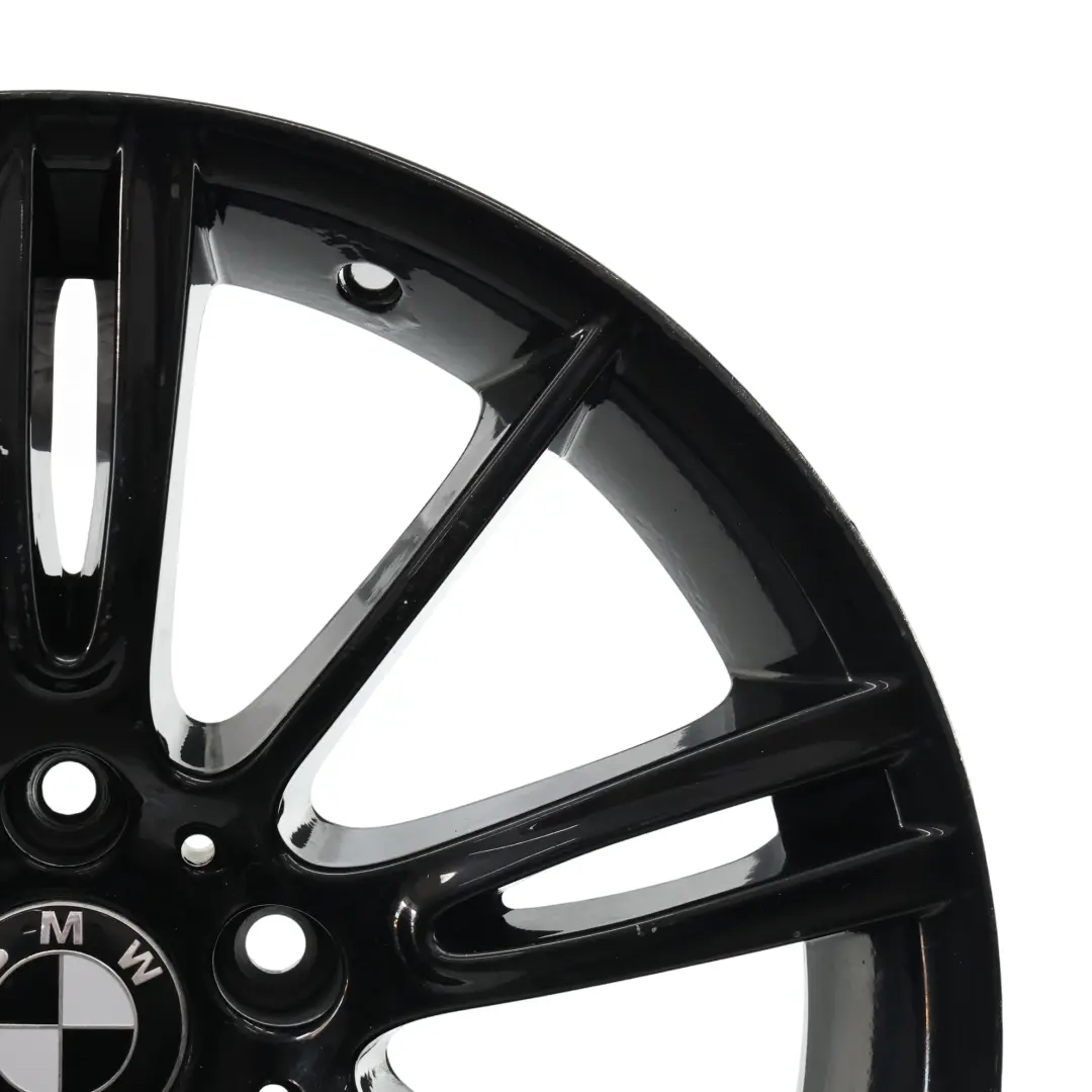 BMW E90 E92 Vorder Rad Felge Alu Schwarz 18" 8J ET:34 M Spider Spoke 193 - SKU 8036933-5 - Teilenummer 8036933