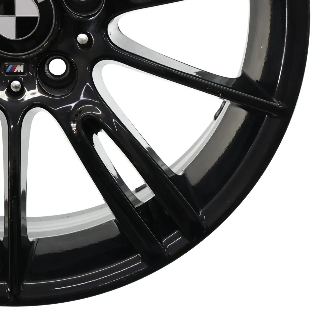 BMW E90 E92 Vorder Rad Felge Alu Schwarz 18" 8J ET:34 M Spider Spoke 193 - SKU 8036933-5 - Teilenummer 8036933