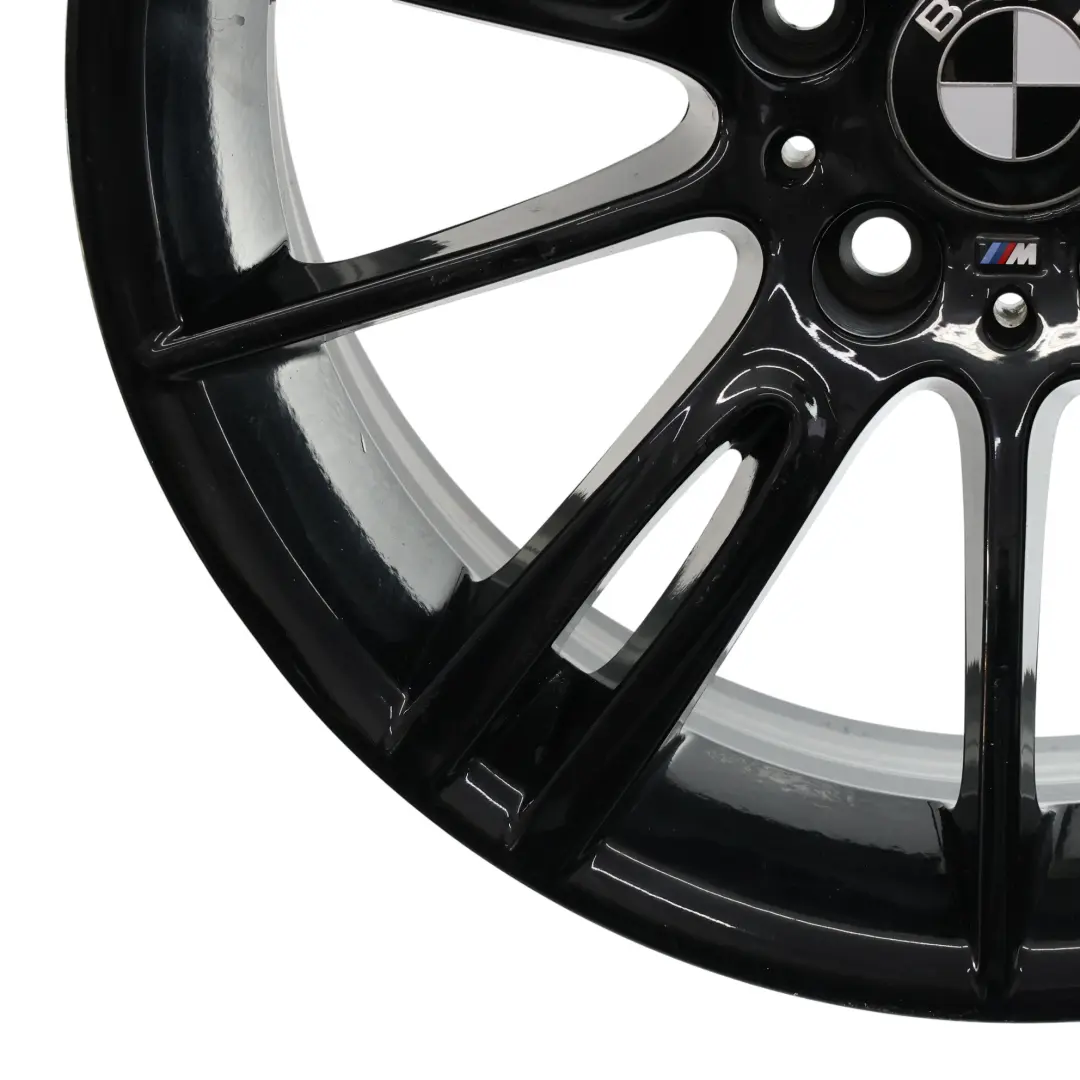 BMW E90 E92 Vorder Rad Felge Alu Schwarz 18" 8J ET:34 M Spider Spoke 193 - SKU 8036933-5 - Teilenummer 8036933