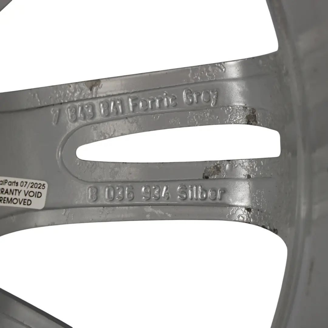 BMW E90 E91 E92 Hinten Felgen Alufelge 18" Sternspeiche 193 8,5J ET:37 - SKU 8036934-1 - Teilenummer 8036934