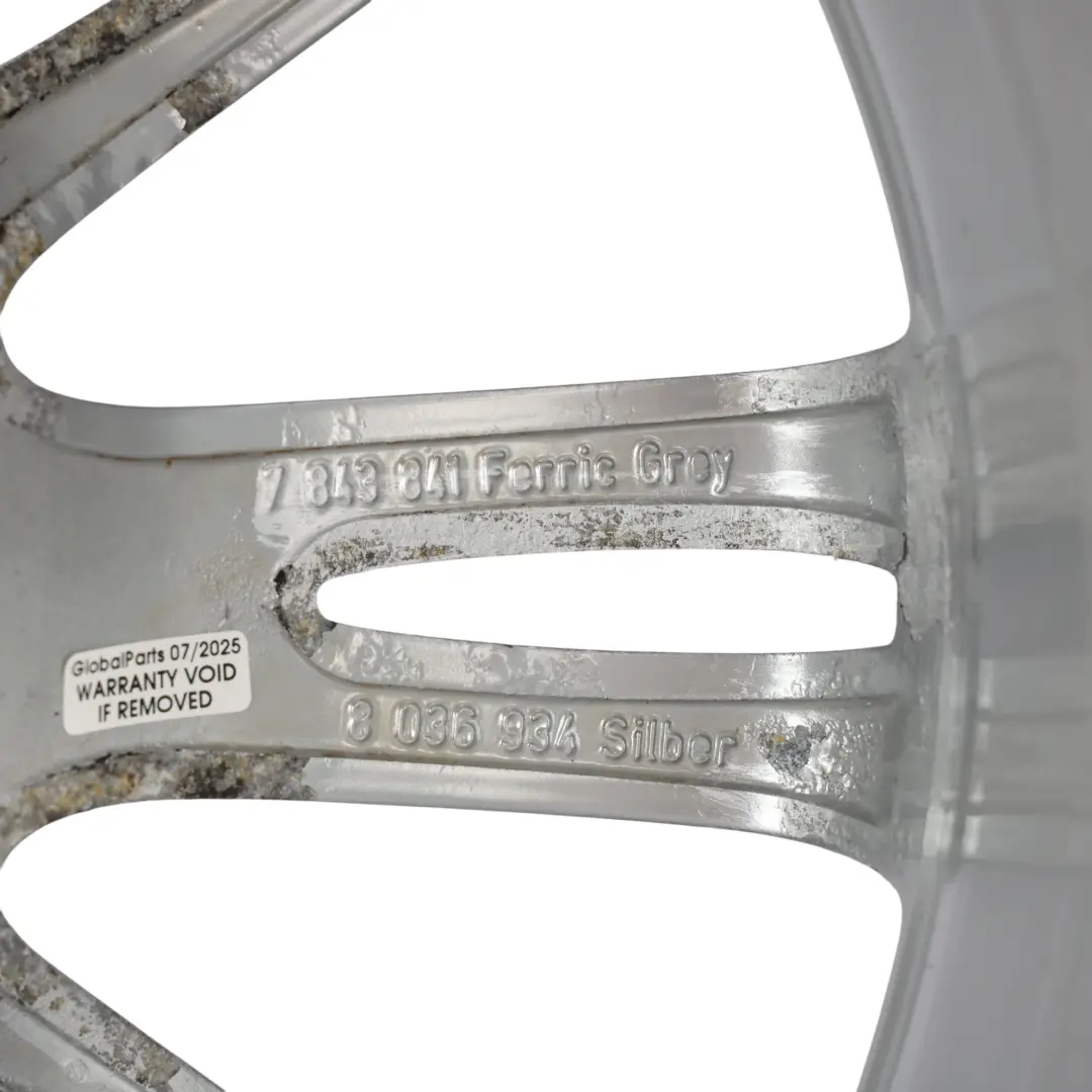 BMW 3 er E90 E91 E92 Hinten Felgen Alufelge 18" Sternspeiche 193 8,5J ET:37 - SKU 8036934-2 - Teilenummer 8036934