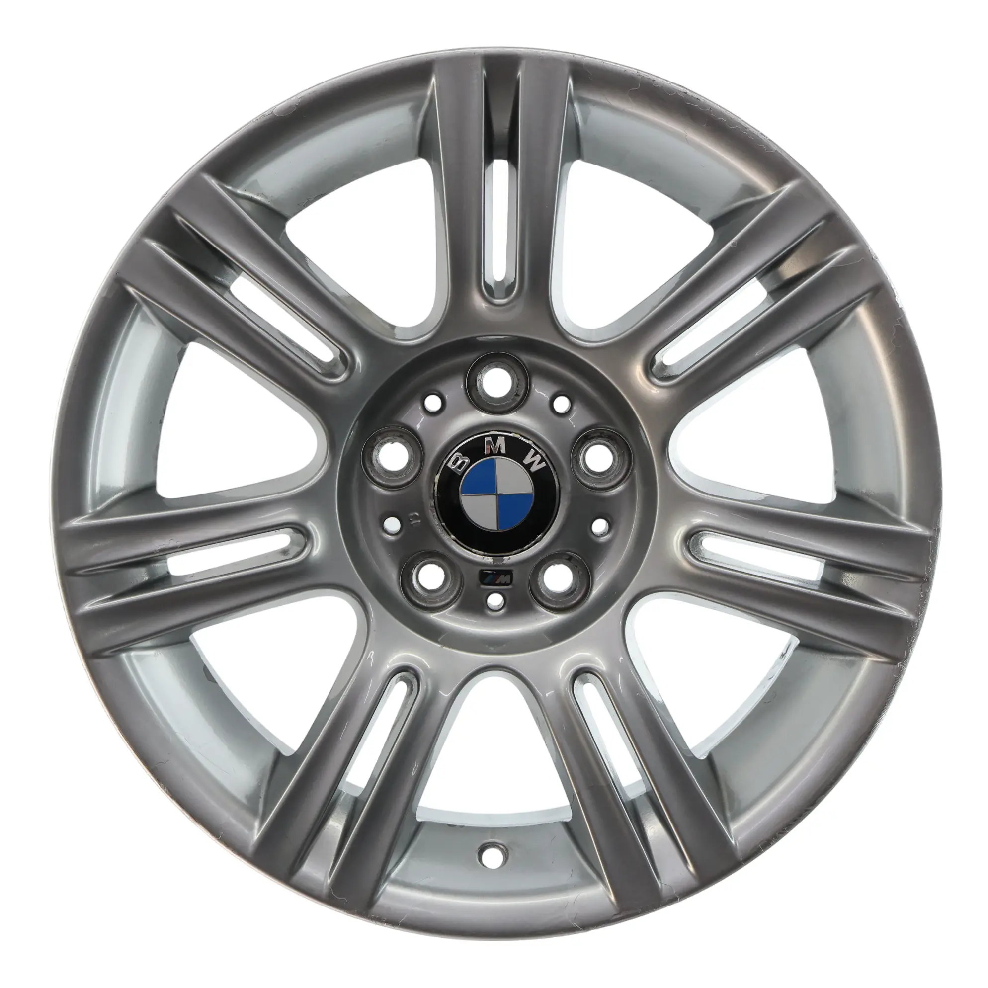 Cerchio Ruota BMW E90 E91 E92 E93 Argento Lega M Doppie Razze 194 17" Et:34 8J