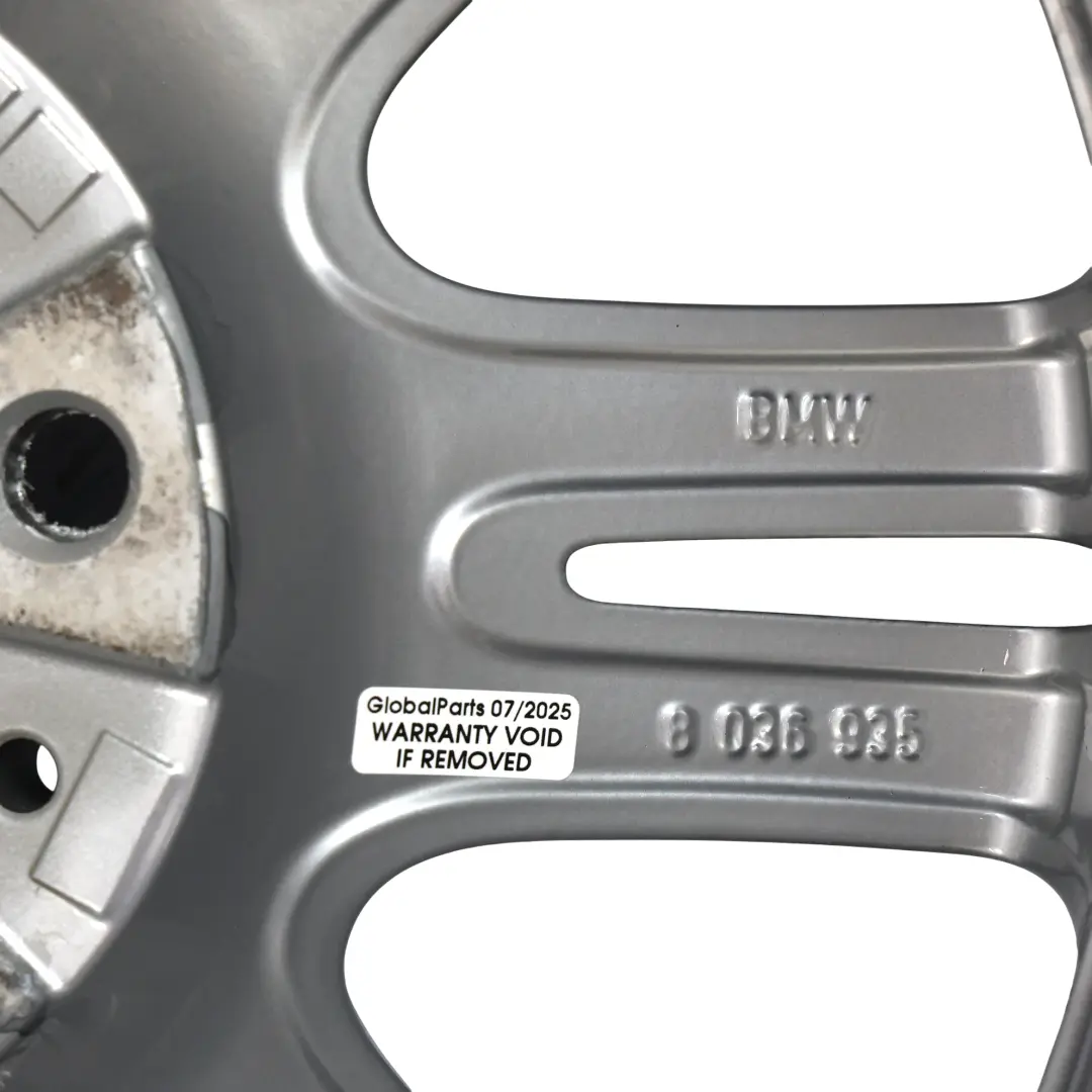 Rim Alloy Silver M Double Spoke 194 17" ET:34 8J to BMW E90 E91 E92 E93 Wheel with Part number 8036935 BMW E90 E91 E92 E93 Wheel Rim Alloy Silver M Double Spoke 194 17" ET:34 8J - SKU 8036935-1 - Part number 8036935
