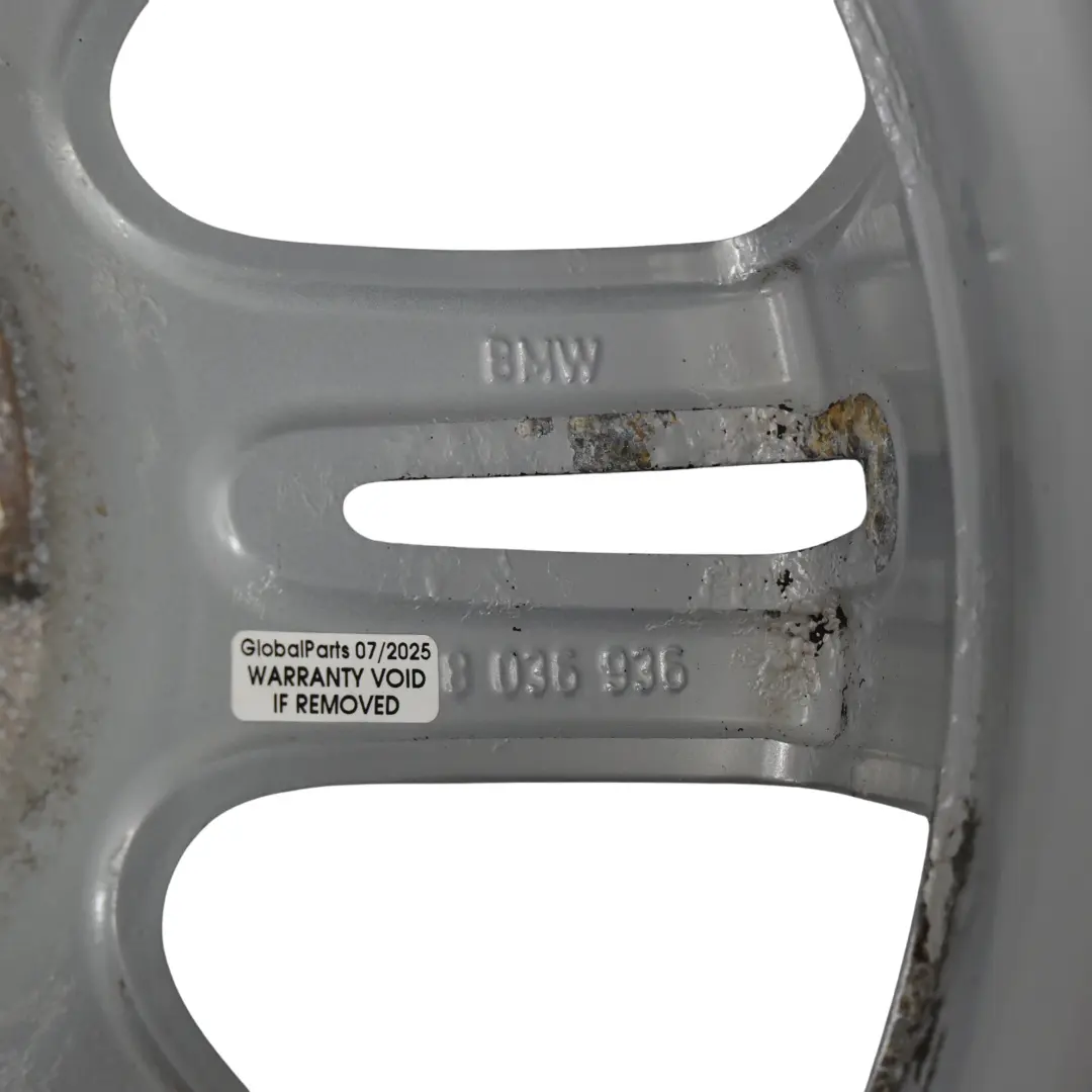 BMW E90 Silver Rear Wheel Alloy Rim M Double Spoke 194 17" 8,5J ET:37 - SKU 8036936-4 - Part number 8036936