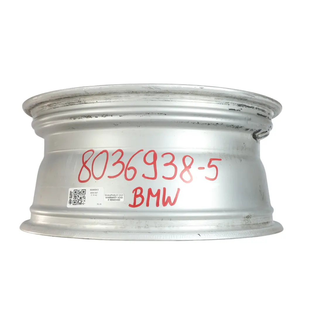 Wheel Rim BMW E81 E82 E87 E88 Rear Alloy 17" 7,5J ET:47 M Double Spoke 207 - SKU 8036938-5 - Part number 8036938