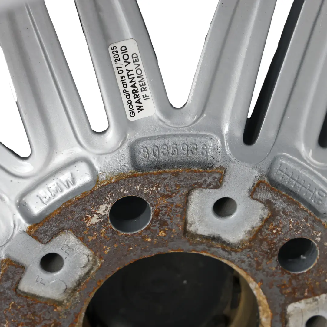 Rim BMW E81 E82 E87 E88 Rear Alloy 17" 7,5J ET:47 M Double Spoke 207 to Wheel with Part number 8036938 Wheel Rim BMW E81 E82 E87 E88 Rear Alloy 17" 7,5J ET:47 M Double Spoke 207 - SKU 8036938-5 - Part number 8036938