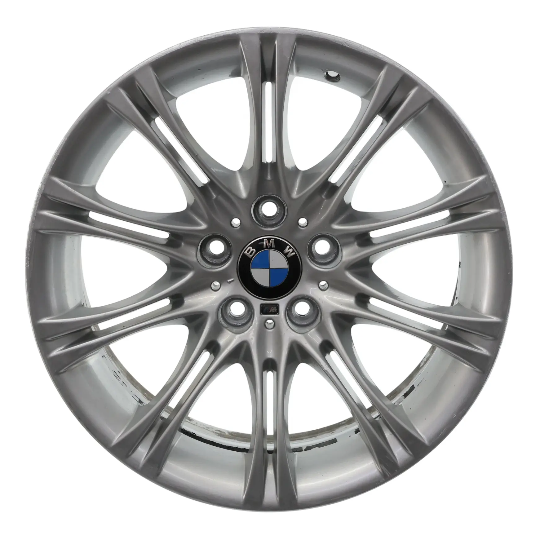BMW E60 E61 Silver Alloy Wheel Rim 18" ET:20 8J M Double Spoke 135
