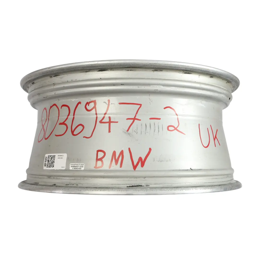 BMW 5 Serie E60 E61 Argent Jantes Alu Alliage 18" Rayons Doubles 135 8J ET:20 - SKU 8036947-2 - Numéro de pièce 8036947