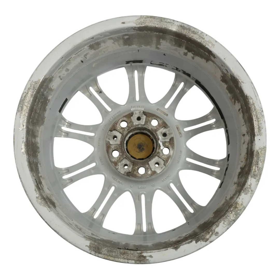 BMW 5 Serie E60 E61 Argent Jantes Alu Alliage 18" Rayons Doubles 135 8J ET:20 - SKU 8036947-2 - Numéro de pièce 8036947