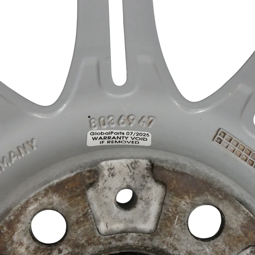 Alloy Wheel Rim 18" ET:20 8J M Double Spoke 135 to BMW E60 E61 Silver with Part number 8036947 BMW E60 E61 Silver Alloy Wheel Rim 18" ET:20 8J M Double Spoke 135 - SKU 8036947-2 - Part number 8036947