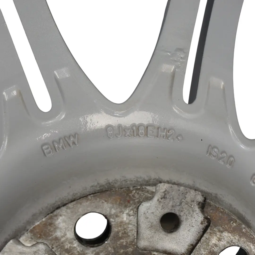 BMW 5 Serie E60 E61 Argent Jantes Alu Alliage 18" Rayons Doubles 135 8J ET:20 - SKU 8036947-2 - Numéro de pièce 8036947