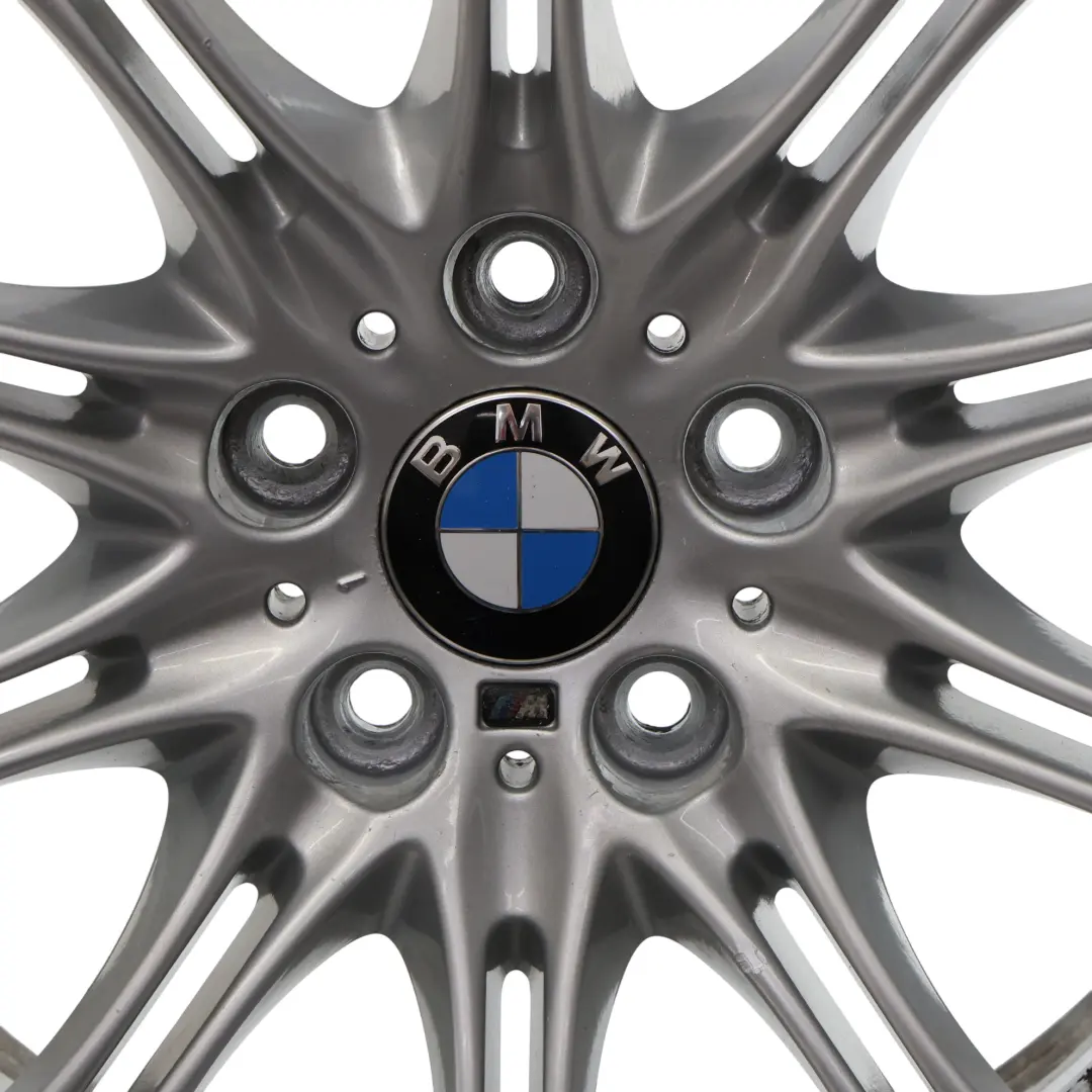 Alloy Wheel Rim 18" ET:20 8J M Double Spoke 135 to BMW E60 E61 Silver with Part number 8036947 BMW E60 E61 Silver Alloy Wheel Rim 18" ET:20 8J M Double Spoke 135 - SKU 8036947-2 - Part number 8036947