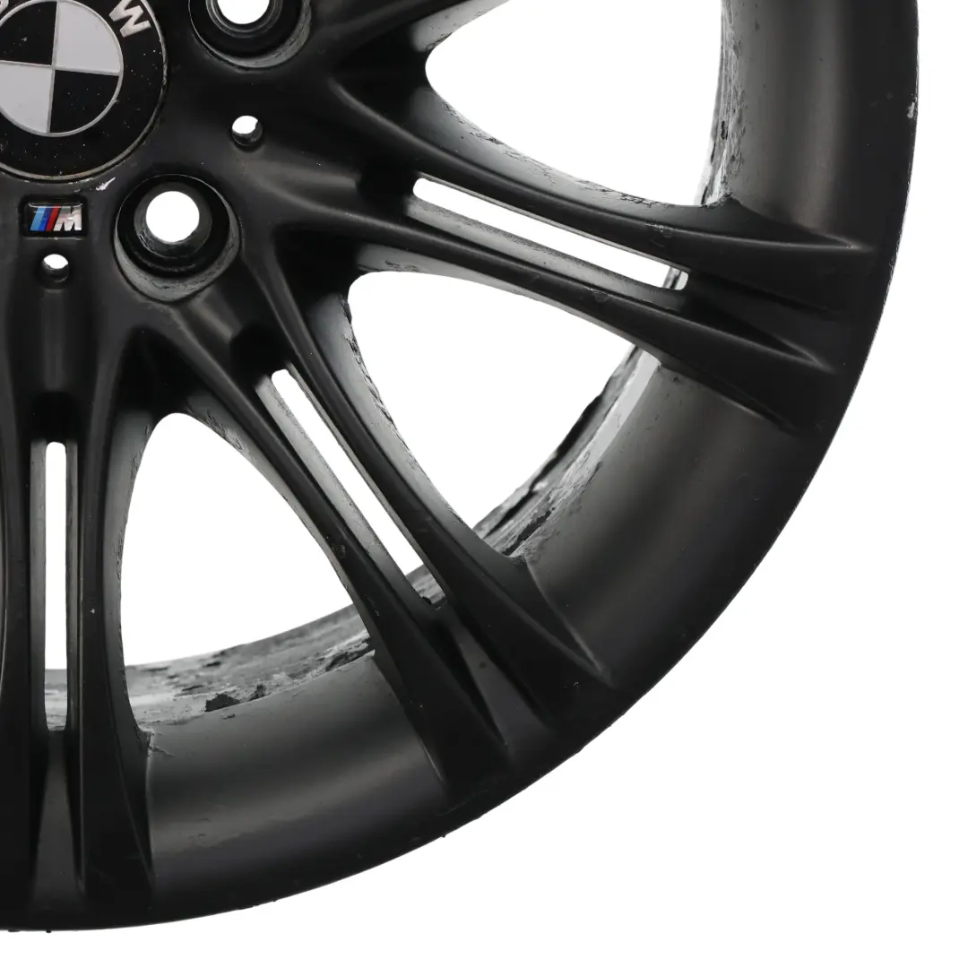 BMW E60 E61 Black Alloy Wheel Rim 18" 8J ET:20 M Double Spoke 135 - SKU 8036947-3 - Part number 8036947