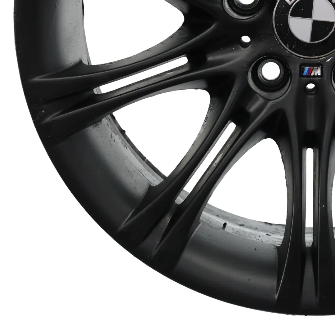 BMW E60 E61 Black Alloy Wheel Rim 18" 8J ET:20 M Double Spoke 135 - SKU 8036947-3 - Part number 8036947