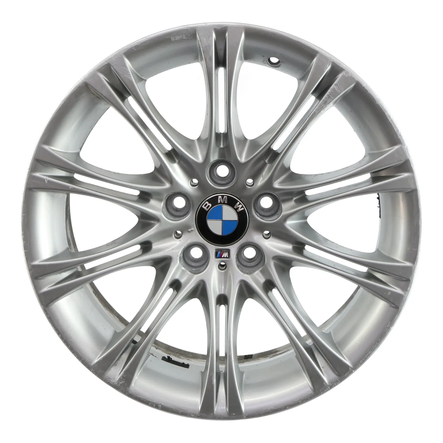 BMW E60 E61 Silver Alloy Wheel Rim 18" ET:20 8J M Double Spoke 135