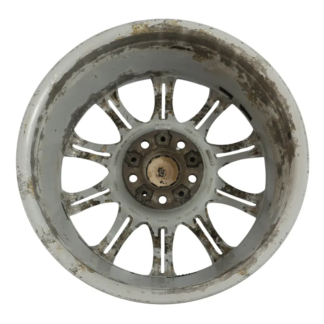 BMW E60 E61 Silver Alloy Wheel Rim 18" ET:20 8J M Double Spoke 135 - SKU 8036947-5 - Part number 8036947