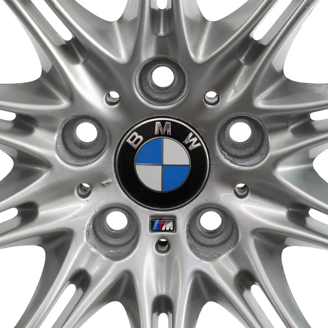 BMW E60 E61 Silver Alloy Wheel Rim 18" ET:20 8J M Double Spoke 135 - SKU 8036947-5 - Part number 8036947