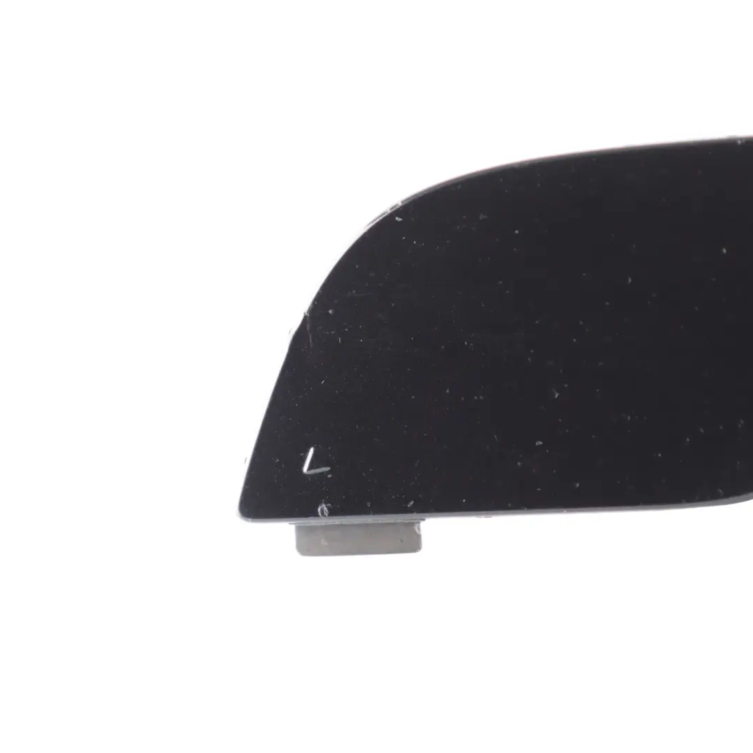 Bumper Towing Hook Cover Cap Black Sapphire - 475 to BMW E70 LCI Rear with Part number 8047352 BMW E70 LCI Rear Bumper Towing Hook Cover Cap Black Sapphire - 475 - SKU 8050697-BS - Part number 8047352