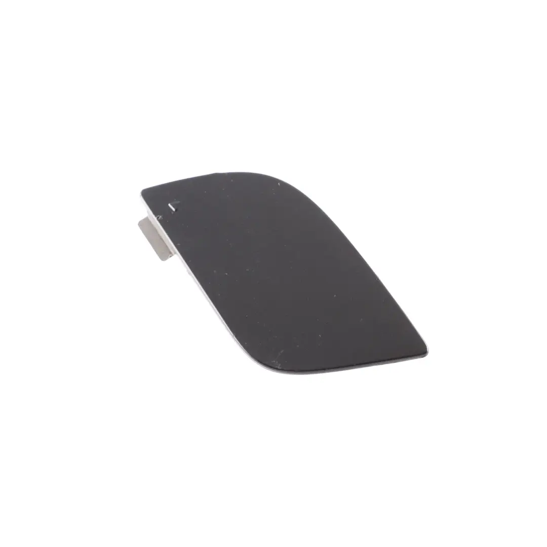 Bumper Towing Hook Cover Cap Black Sapphire - 475 to BMW E70 LCI Rear with Part number 8047352 BMW E70 LCI Rear Bumper Towing Hook Cover Cap Black Sapphire - 475 - SKU 8050697-BS - Part number 8047352