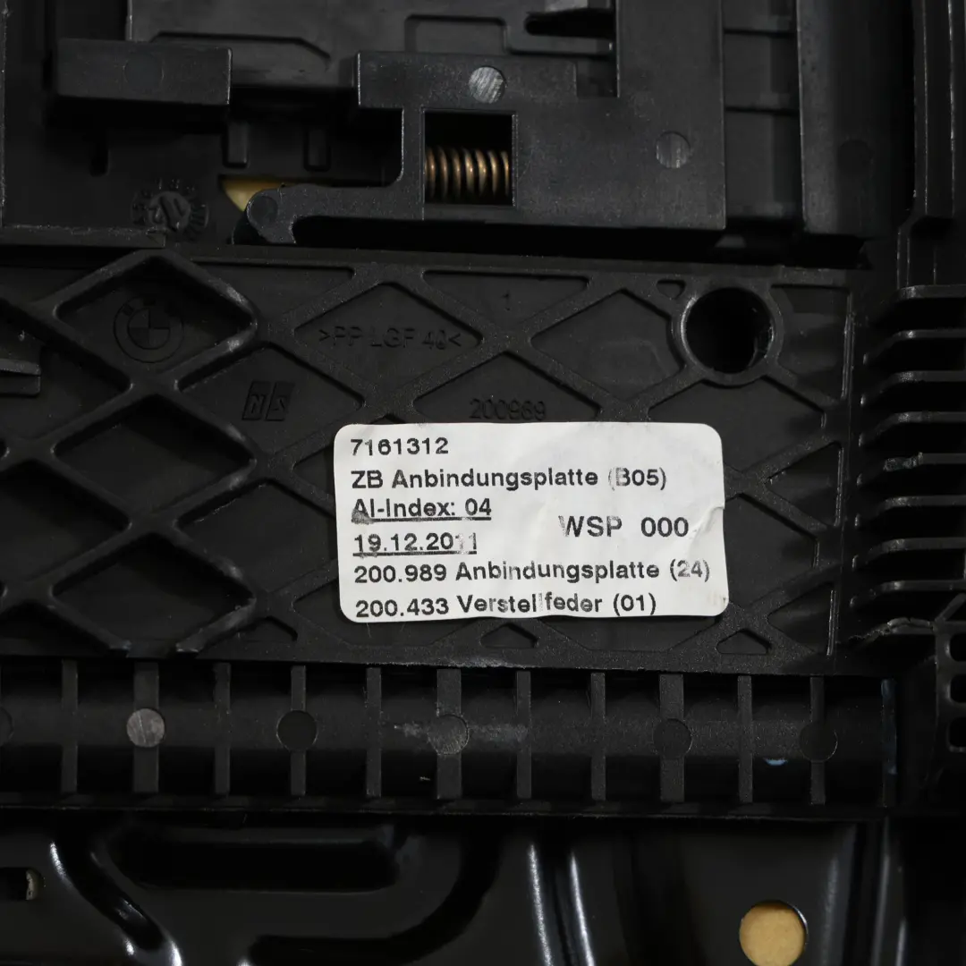 Deportivo Asiento Delantero Soporte Muslo Funda para BMW X1 E84 con número de pieza 8049530 BMW X1 E84 Deportivo Asiento Delantero Soporte Muslo Funda - SKU 8049530 - Número de pieza 8049530