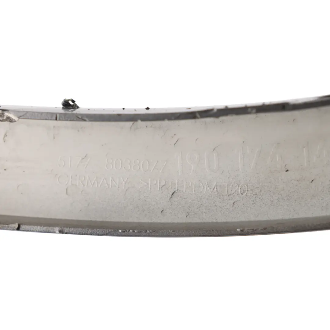 BMW X1 E84 Wheel Arch Cover Trim Front Left Mineral Grau Metallic - B39 8038077 - SKU 8049939-MG - Part number 8049939
