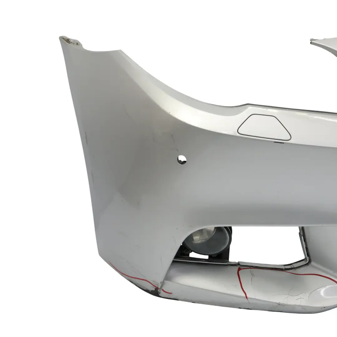 Front Bumper M Sport Trim Panel Surround View Titansilber Metallic - 354 to BMW F10 with Part number 8053876 BMW F10 Front Bumper M Sport Trim Panel Surround View Titansilber Metallic - 354 - SKU 8053876-TS - Part number 8053876