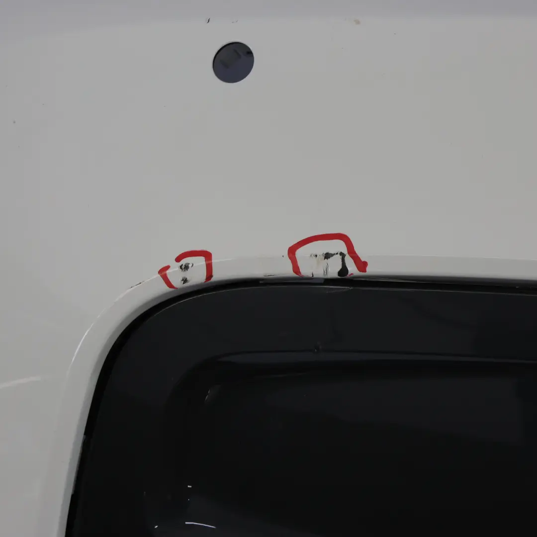 BMW F20 F21 M Sport Rear Bumper Trim Panel PDC Alpinweiss White 3 - 300 - SKU 8055067-AW - Part number 8055067